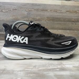 Hoka One One Black and White Women's Running Shoe